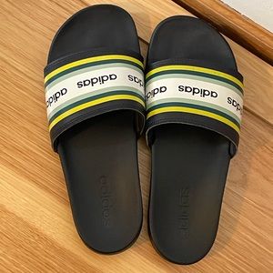 Adidas slides navy women’s size 8